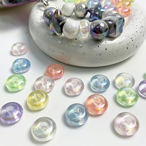 Perles d'espacement transparentes sirène pour concevoir des cadeaux faits main