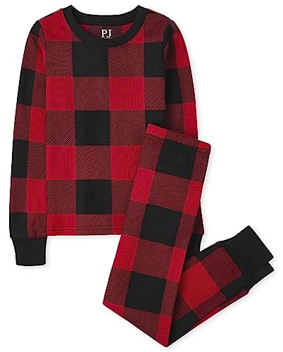 Image of The Children's Place unisex-baby Holiday Pajamas, Cotton
