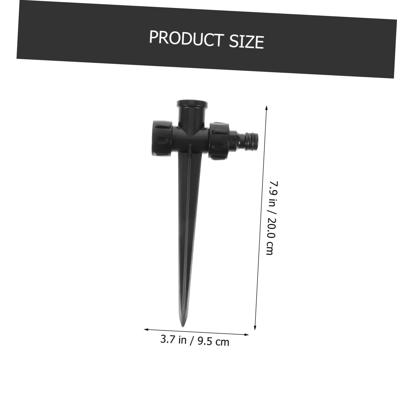 Toyvian 5 Set Sprinkler Rotante Automatico Dispositivi Di Irrigazione Delle Piante Fornitura Giardino Spruzzino Picchetto Per Irrigatore Multiuso Plastica Nero 5 Pezzi*5
