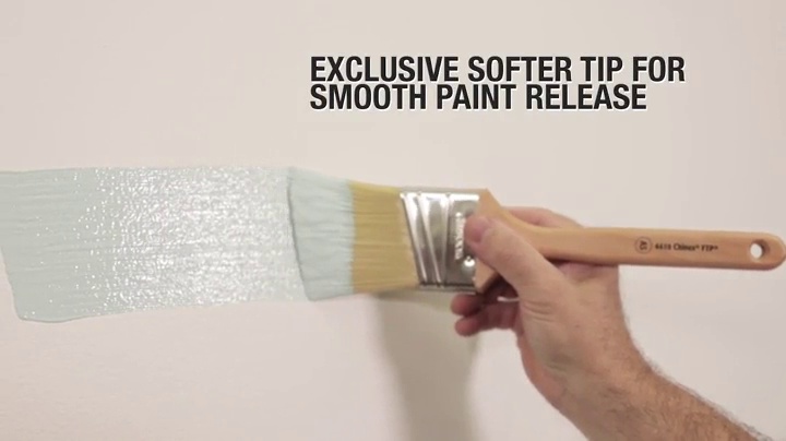 Wooster Paintbrush 4412-3 Chinex FTP Flat Sash Paintbrush, 3 Inch