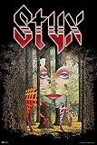 Styx Poster The Grand Illusion Album Cover Classic Rock Band Posters Vintage Music Merchandise 70s 80s Cool Wall Art Print Poster 12x18