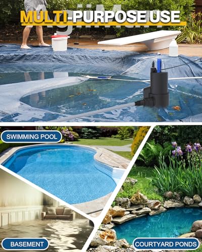 Agiiman SP05 1 Hp Automatic Submersible Sump Pump, 2800 Gph Water Pump Utility Pump For Pool Draining thumb #1