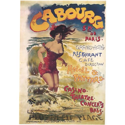 Toile Cabourg aux couleurs résistantes - Impression d'art haut de gamme