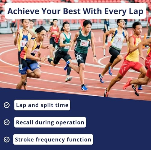 Image of ULTRAK 495 Stopwatch - Pink Professional 100-Lap Digital Timer, Countdown Interval Tracker, Water-Resistant Sports Watch, Chronograph for Coaching & Training