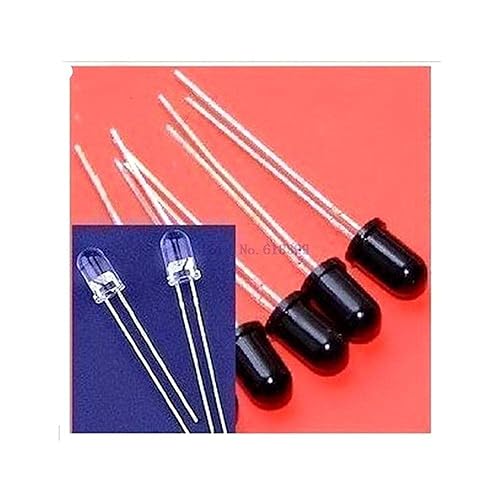 10 unidslote A5-0.197 in 940nm IR infrarrojos LED diodos lámpara de transmisión tubo de recepción IR emisor de luz transmisor receptor