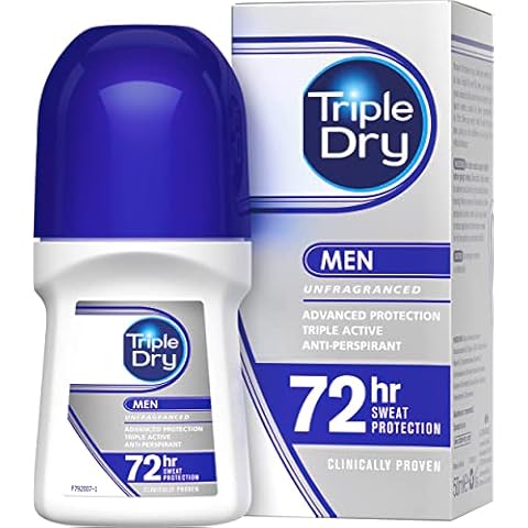 Triple Dry Men | Anti-Perspirant Roll On 50ml Cover