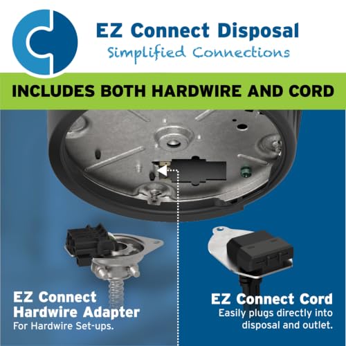 Image of InSinkErator Power .75HP with power cord, 3 /4 HP Garbage Disposal, Power Series EZ Connect Continuous Feed Food Waste Disposer