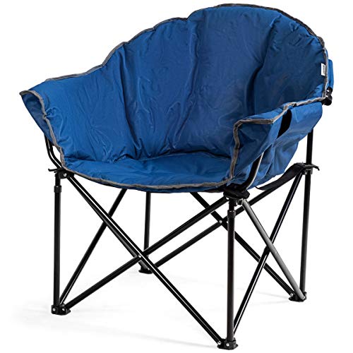 Giantex Portable Camping Moon Chair w/ Cup Holder