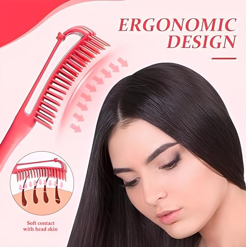 Image of Hector Professional Detangling Brush For Black Natural Hair, Detangler Brush For Curly Hair | Faster N Easier Detangle Wet Or Dry Hair With No Pain