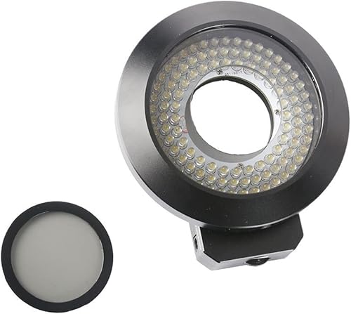 Accesorios de microscopio digital de mano Microscopio Anillo de luz Iluminador Microscopio Polarizado 120 LED Anillo de luz Microscopio Anillo