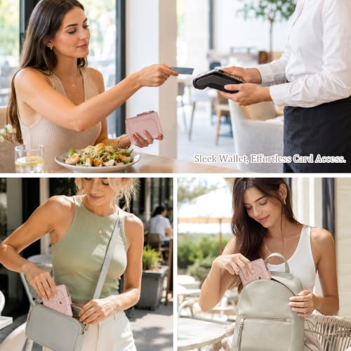 Image of Small Womens Wallet Billfold RFID Credit Card Holder Ladies Purse