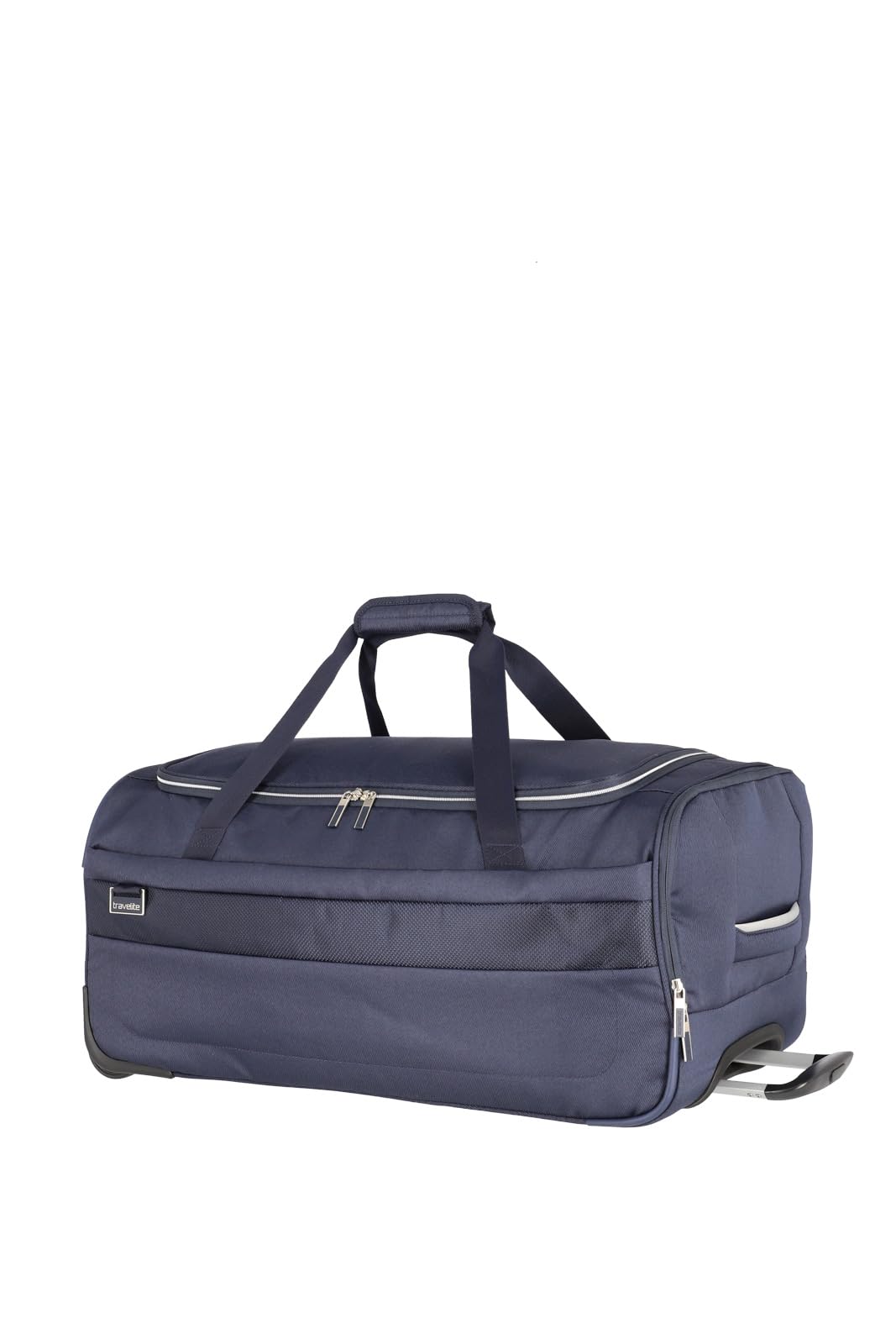 Travelite 2-Rad Trolley Reisetasche mittelgroß aus recyceltem Material, MIIGO, nachhaltige Weichgepäck Reisetasche mit Rollen, 69 cm, 71 Liter