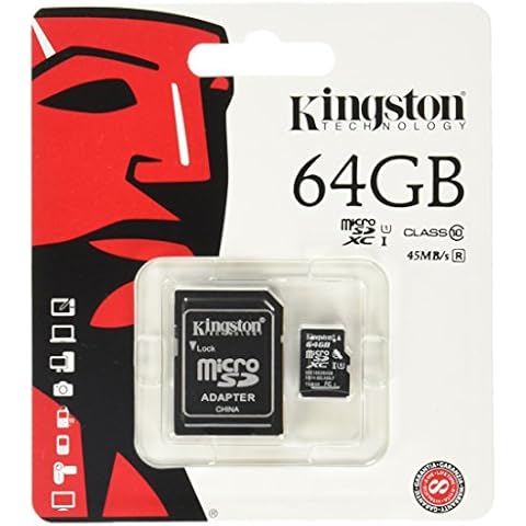 Kingston 64GB Micro SDXC Class 10 Card Cover