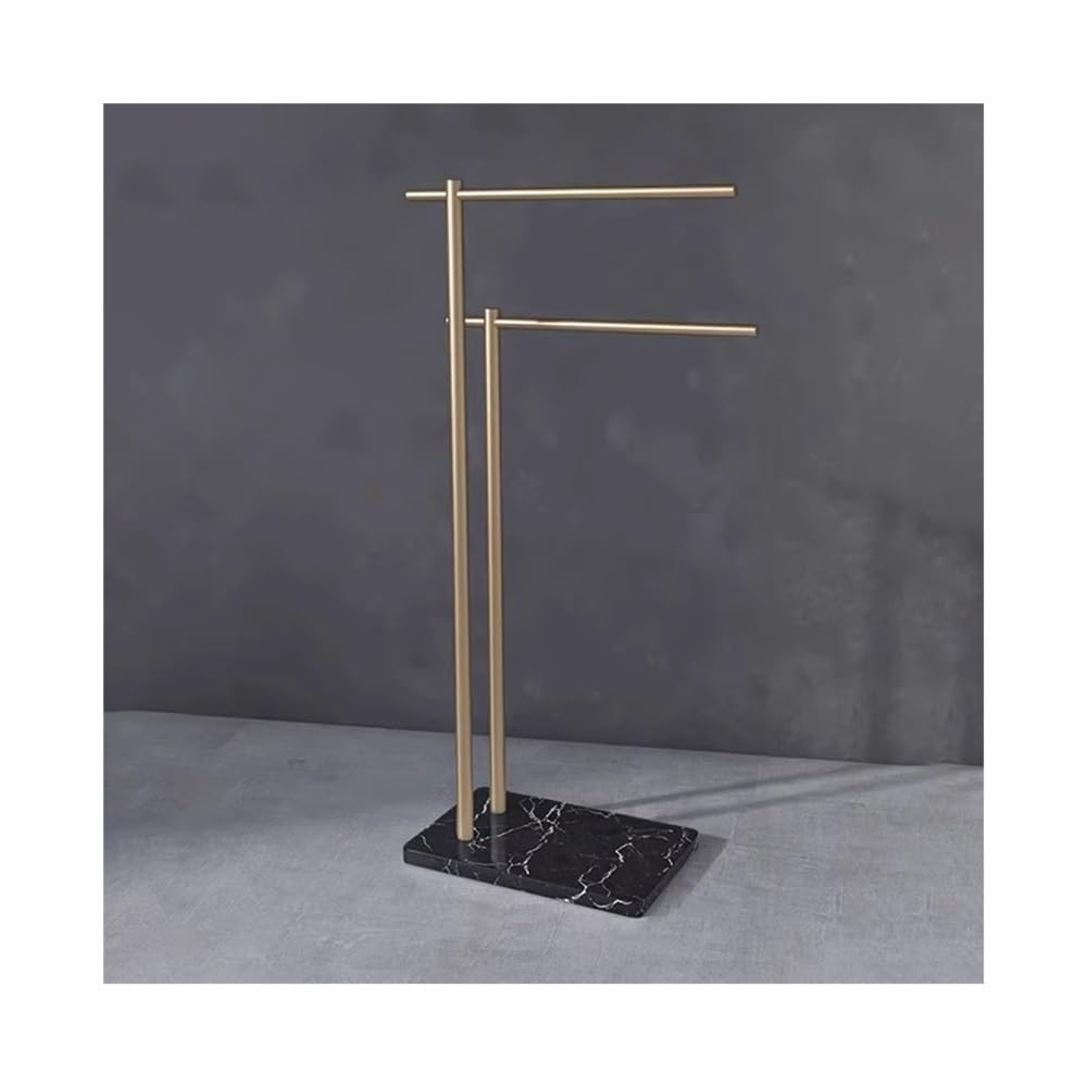 Towel Rack Bathroom Towel Rack Floor-standing Light Luxury Creative Marble Bathtub Storage Bar Free Standing Rail