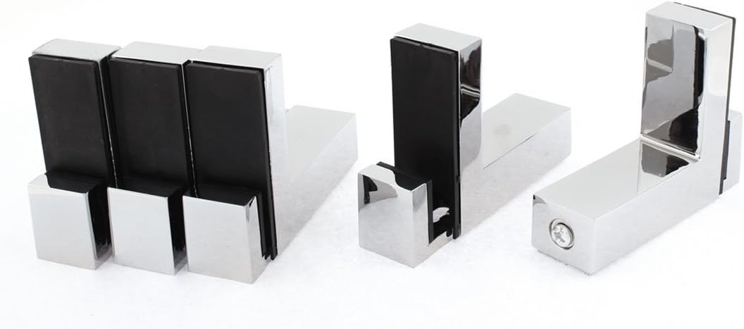 L Shaped Adjustable Glass Shelf Clip Clamp Support Bracket 5pcs (6307b881884dfd2c8c828ca68c124615)