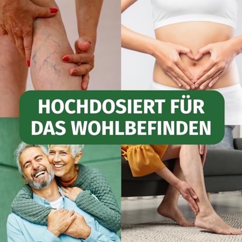 Green Naturals® Rutin & Steinklee - Hochdosiert: 1.000mg pro Tagesdosis - 100% Vegan & Ohne Zusätze - Vorrat für 3 Monate (180 Kapseln)
