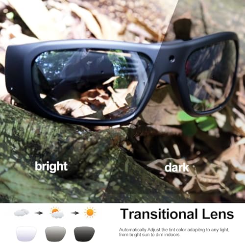Image of OhO Camera Glasses,4K Pro 24M Resolution H.265 Smart Glasses with Built-in Memory,UV400 Sunglasses for Outdoor Sport