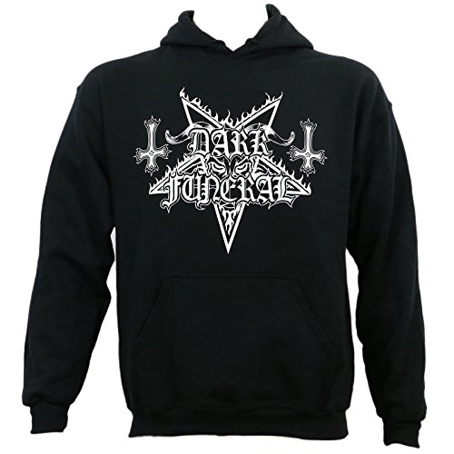 Dark Funeral Men's Band Logo Pull Over Hoodie Black | Officially Licensed Merchandise