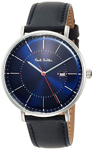 PAUL SMITH �|�[���X�~�X �����Y �r���v Track �g���b�N Big Slim Open ���U�[�x���g �l�C�r�[/�l�C�r�[ P10080 [���s�A���i]