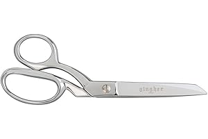 Gingher 8" Knife Edge Bent Left-Handed Shears: Precision Cutting for Smooth Results