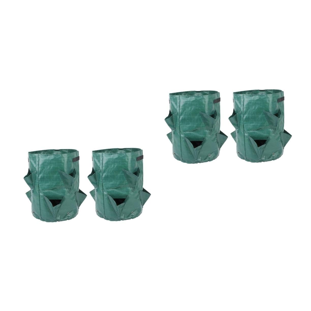 Toddmomy 2 Series Bolsa De Crecimiento De Plantas Colgante PE De Jardín Fresas Y Verduras 2 Piezas*2