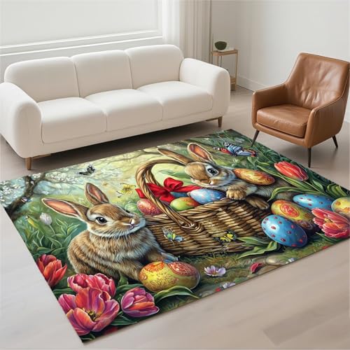 Grand carpet de salon moderne 80x150 cm haute densité et doux - 2