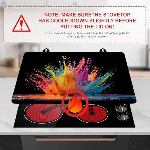 Image of Stove Top Cover for Home Decoration Kitchen Pad Washable Cooktop Covers Countertop Stove Protector Mat for Home Kitchen Cooktops (colorful, 28 inchx20 inch)