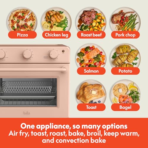 Image of bella 6 Slice Toaster Oven With Air fryer, Blossom