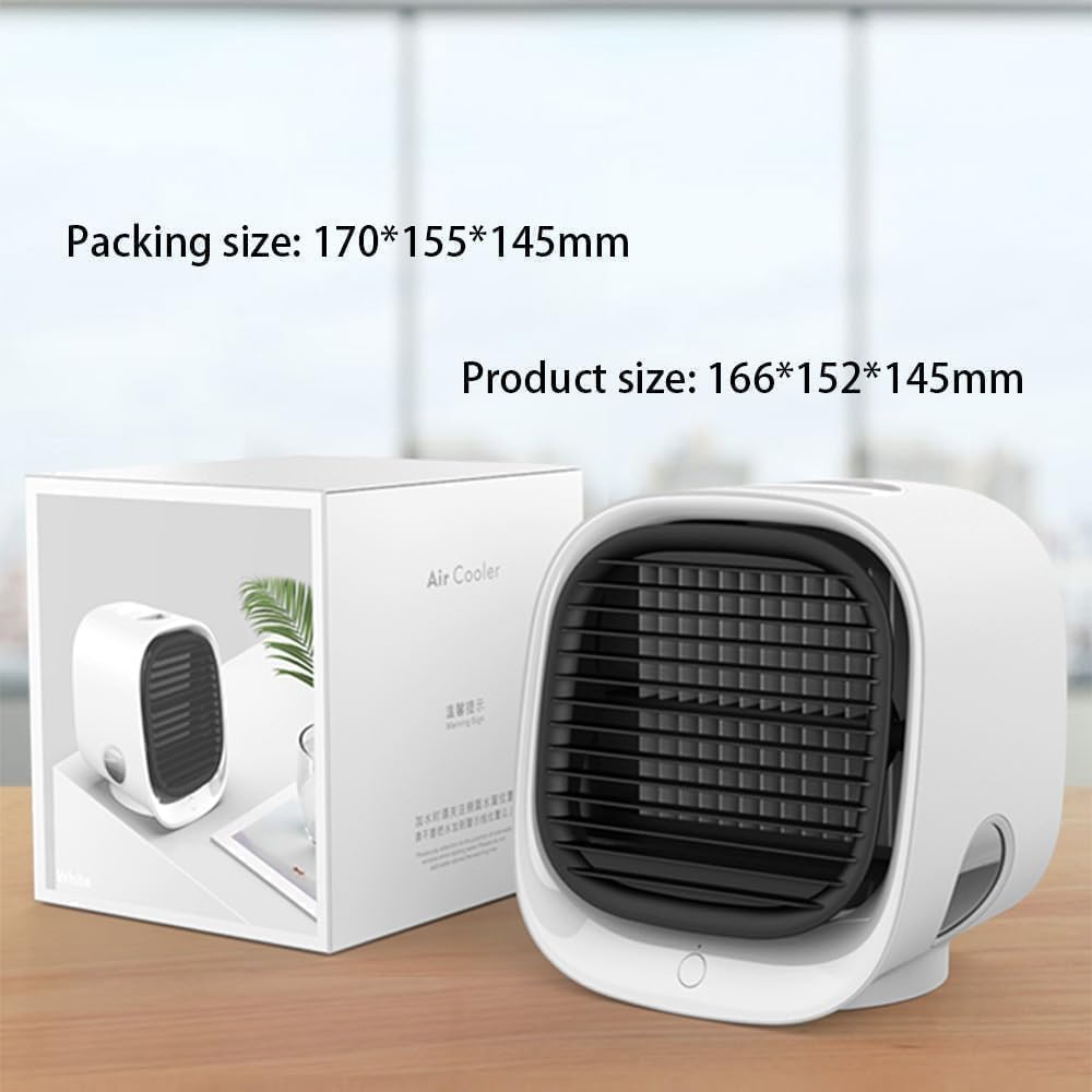 Portable Air Conditioners-Small Personal Evaporative Air Cooler & Fan for Desk
