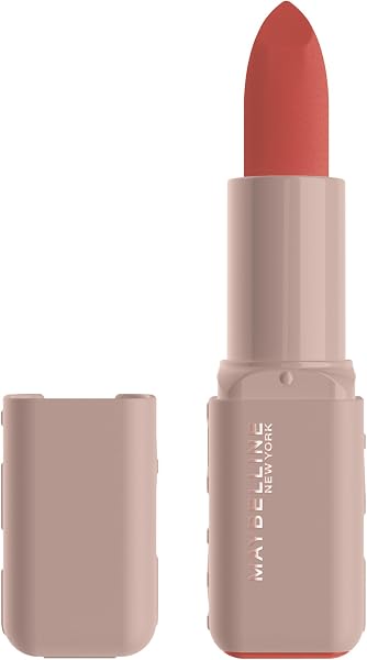 MAYBELLINE Slip On Serum Lipstick, Hydrating Lip Makeup with 8HRs of Lip Plumping Moisture with Hyaluronic Acid + Oil Blend, Maybe It's... (Terracotta Rose Nude Matte) - 1