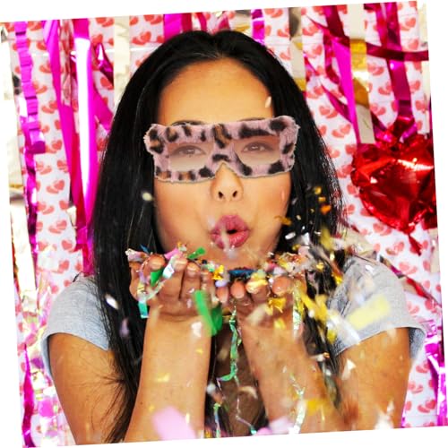 VALICLUD Cute Furry Cat Eye Sunglasses for Adults Funky Birthday Party Prop Lightweight Decoration Unique Fun Glasses for Women for Festivals Street Photos3