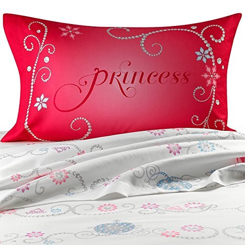 Parure de lit Disney Princess Tiara 2 places pour chambre de fille
