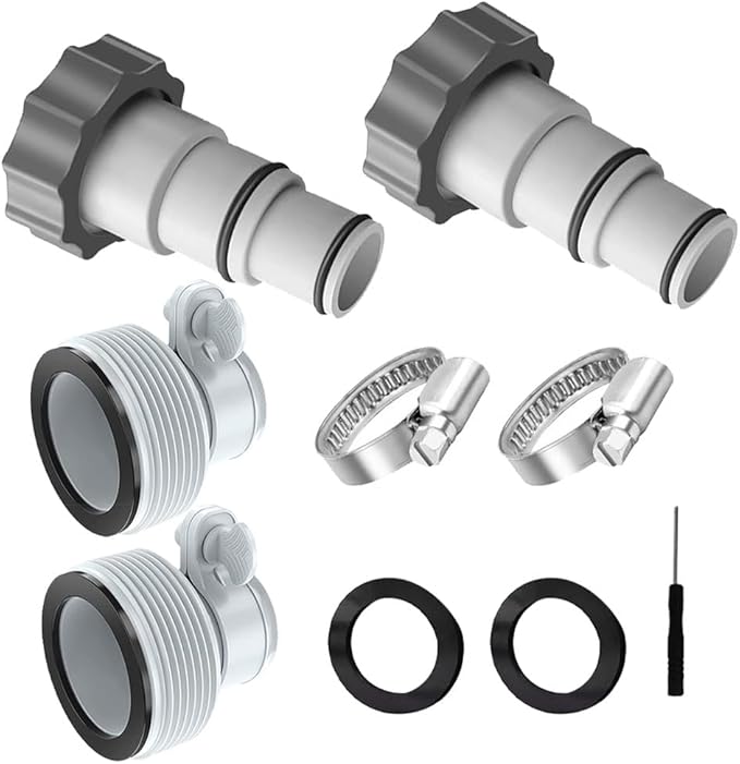 Adaptador de Manguera para Piscina: Conectores para Aspirador, Bomba y Limpiafondos