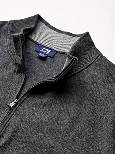Cutter & Buck Men's Big & Tall Machine Washable Lakemont Half-Zip Sweater2