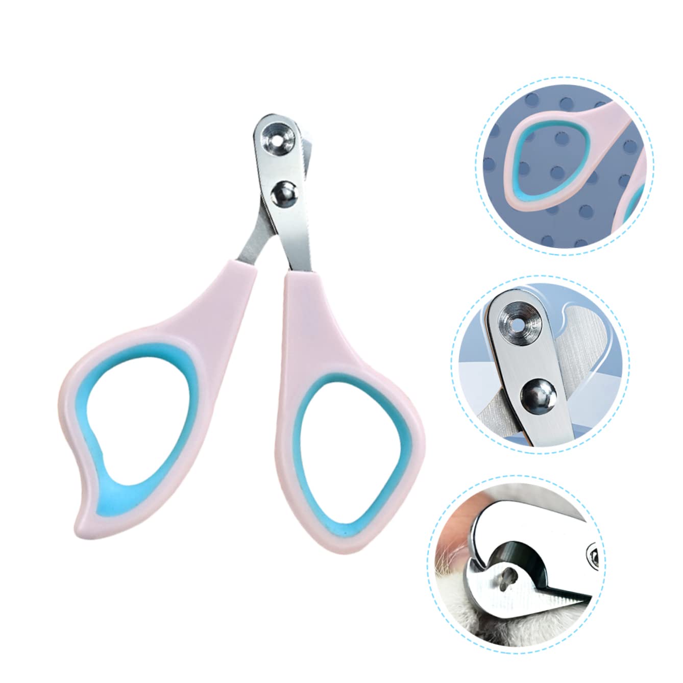 Mipcase 5pezzi Pet Nail Clipper per Strumento Rifinitura Unghie Portatile per Facile e Domestici
