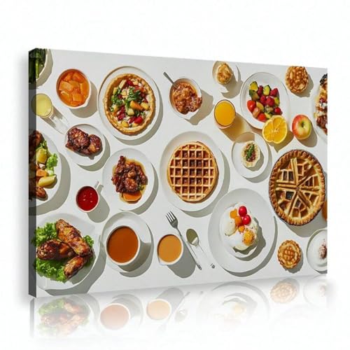 Dîner copieux tableau de cuisine délicieuse pour réchauffer votre salle à manger
