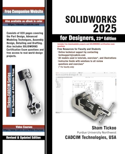 SOLIDWORKS 2025 for Designers, 23rd Edition