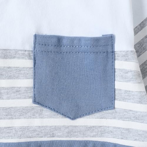 Image of FOCUTEBB Toddler Boy Clothes Baby Boys Fall Winter Outfits Long Sleeve Sweatshirt Top Jogger Pants Set Boys Outfit Set 12M-4T