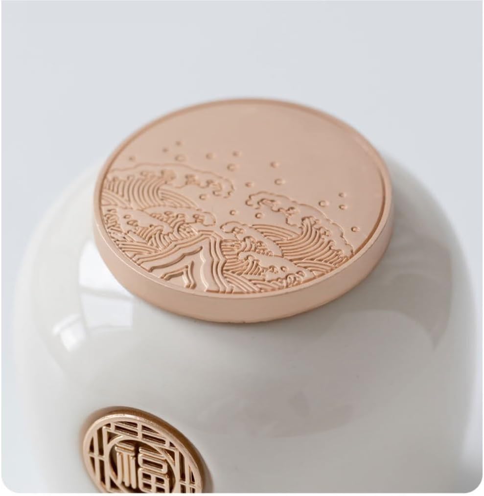 SONGCHAO Sugar Jar Ceramic Loose Tea Storage Container Jar Storage Nuts Coffee Cereal Sealed Jar Kitchen Food Storage Jar Tea Jar Tea Canister (Color : C)