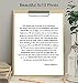 Marianne Williamson Deepest Fear Quote Wall Art Print - Perfect for Office and Home Decor - Makes a Great Affordable Gift - Inspirational and Motivational - Ready to Frame Photo (8X10)