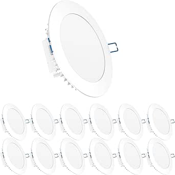 Sunco Recessed Lighting 6 Inch LED, Canless Ceiling Lights Slim With Junction - View #4