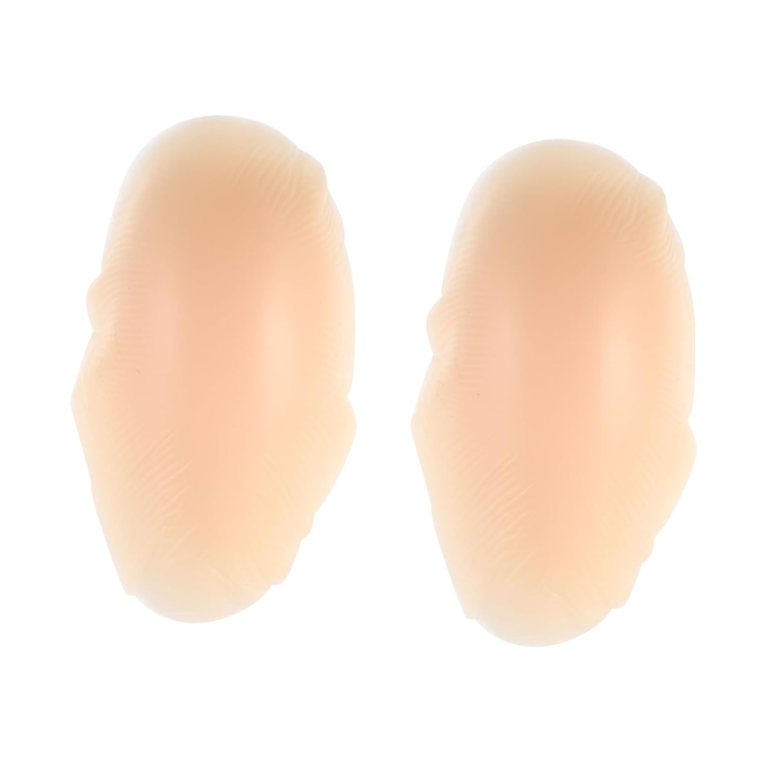1 Pair Silicone Calf Pads for Crooked Legs Self-adhesive Leg Inserts Comfortable and Skin-friendly Xl Skin Tone