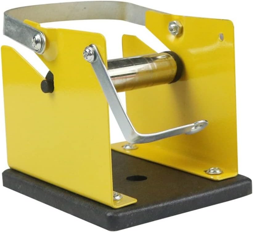 Solder Wire Stand Soldering Tin Management Spool Yellow + Black Holder Iron+plastic