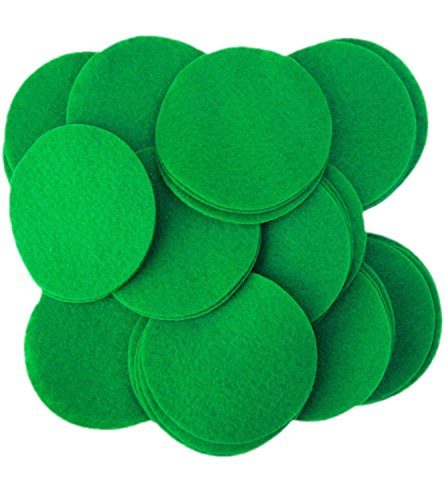 Image of Playfully Ever After Green Craft Felt Circles (5 Inch - 18pc)