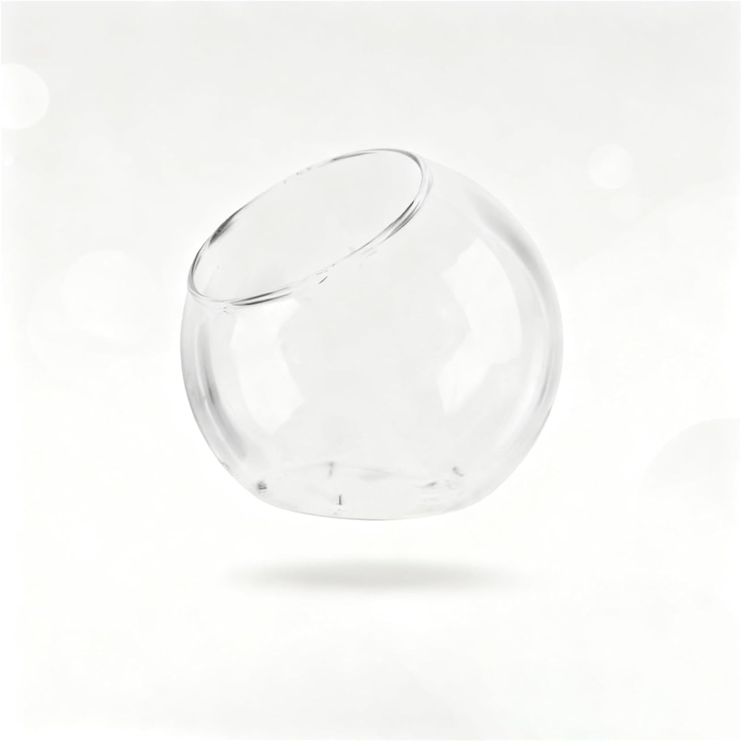 Premium Glass Terrarium Containers for Indoor Plants, Miniature Gardens Home Décor Crystal Clear, Versatile Shapes, Easy Planting(20cm)