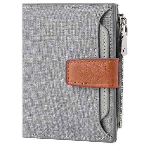FALAN MULE Wallet for Men Leather Bifold Card Holder with Removable ID Windows