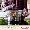 Pyrex® - Cesto a Vapore + Coperchio - Cucina a Vapore per Una Cucina Sana e gustosa! Prodotto in Francia