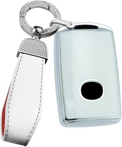 ontto Funda para llave de automóvil de 4 botones, antiarañazos, apta para Mazda 3, Hatchback CX-5, CX-50, CX-3, CX-30, 2020 en adelante, color blanco disponible en Yaxa Guatemala