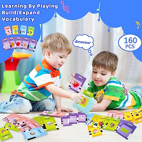 Timingsxd Alphabet Flash Cards For Toddlers :Abc Number Color Shape Talking Flashcards,Toddler Toys For Ages 2-4,Autism Sensory Toys For Autistic Children,Pocket Speech For Toddlers,Gifts For Age 1-5 #TOP2