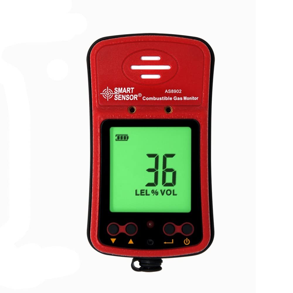 Combustible Gas Detector Natural Gas Detector Methane Gas Leak Tester Port Flammable Gas Leak Location Determine 0~100% LEL Alarm